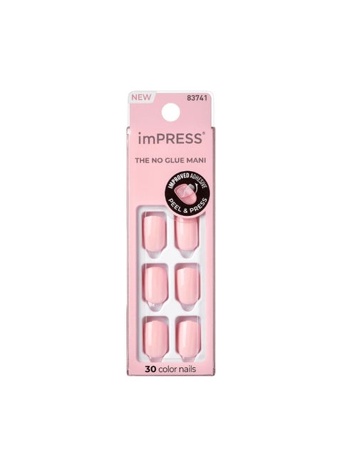 imPRESS THE NO GLUE MANI KIMC002C pick me pink 30 Nails